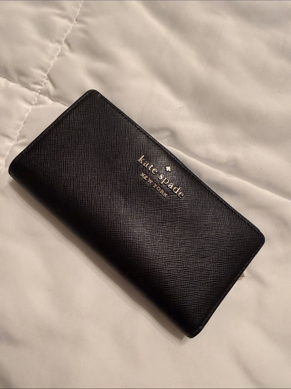 kate spade Black Saffiano wallet